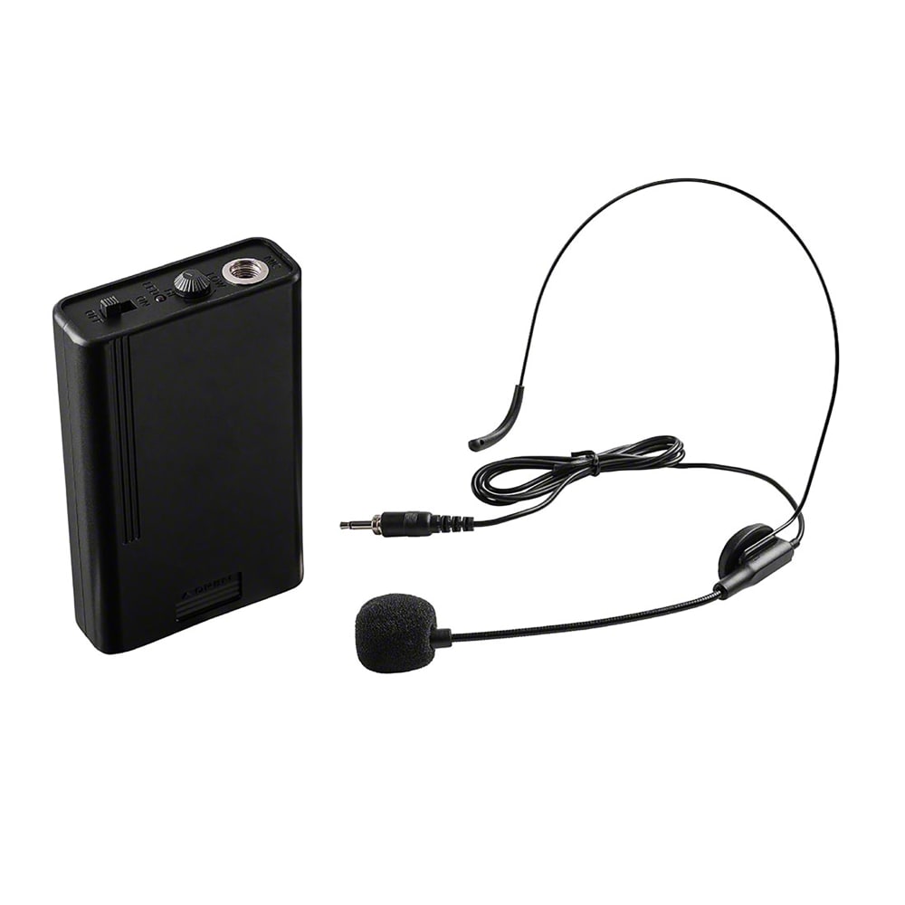 National Public Seating PRA8-7 Headset Microphone w/ Body Pack Transmitter