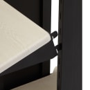 National Public Seating PRC200 40 1/2" 4 Level Presentation Station - Steel/Laminate, Black/Ivory thumbnail 6