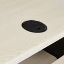 National Public Seating PRC200 40 1/2" 4 Level Presentation Station - Steel/Laminate, Black/Ivory thumbnail 8