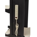 National Public Seating PRC200 40 1/2" 4 Level Presentation Station - Steel/Laminate, Black/Ivory thumbnail 9