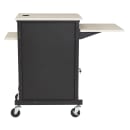 National Public Seating PRC400 40" 4 Level Presentation Station - Steel/Laminate, Black/Ivory thumbnail 2