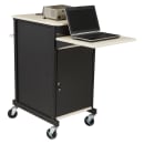 National Public Seating PRC400 40" 4 Level Presentation Station - Steel/Laminate, Black/Ivory thumbnail 7