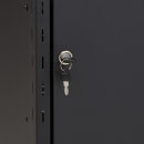 National Public Seating PRC450 40" 4 Level Presentation Station - Steel/Laminate, Black/Ivory thumbnail 5