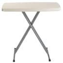 National Public Seating PT3020 Personal Folding Table w/ Speckled Gray Plastic Top & Gray Steel Frame - 30"L x 20"W thumbnail 2