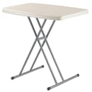 National Public Seating PT3020 Personal Folding Table w/ Speckled Gray Plastic Top & Gray Steel Frame - 30"L x 20"W thumbnail 4