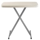 National Public Seating PT3020 Personal Folding Table w/ Speckled Gray Plastic Top & Gray Steel Frame - 30"L x 20"W thumbnail 5