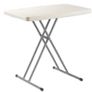 National Public Seating PT3020 Personal Folding Table w/ Speckled Gray Plastic Top & Gray Steel Frame - 30"L x 20"W thumbnail 6