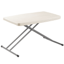 National Public Seating PT3020 Personal Folding Table w/ Speckled Gray Plastic Top & Gray Steel Frame - 30"L x 20"W thumbnail 8