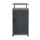 National Public Seating TWPL Floor Lectern w/ (3) Shelves - 24" x 20" x 46", Charcoal Slate thumbnail 3