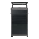 National Public Seating TWPL Floor Lectern w/ (3) Shelves - 24" x 20" x 46", Charcoal Slate thumbnail 5