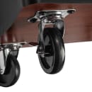 National Public Seating WZD 40" 4 Level Presentation Station - Steel/Laminate, Black/Cherry Wood thumbnail 6