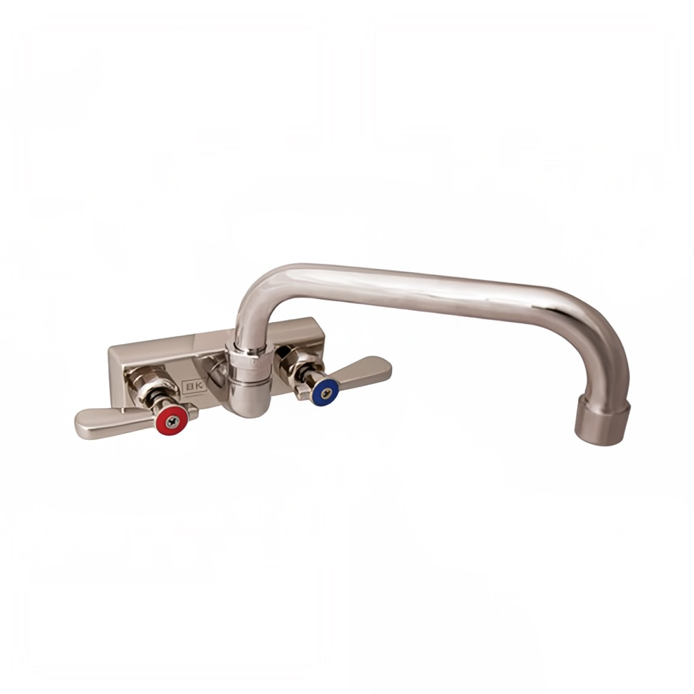 BK Resources EVO-4SM-16 Splash Mount Faucet w/ 16" Swing Spout & 4" Centers