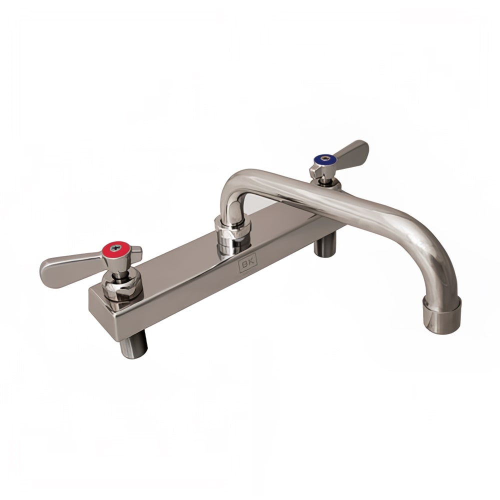 BK Resources EVO-8DM-10 Deck Mount Faucet w/ 10" Swing Spout & 8" Centers