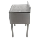 BK Resources UB4-21-DB18 Underbar Drainboard - 18"W x 21 1/4"D x 32 1/2"H, Stainless Steel thumbnail 2