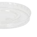 Fineline 2 1/2" Round Disposable Lid for 2 oz Portion Cups - PETE Plastic, Clear (42PCL2) thumbnail 4
