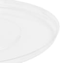 Fineline 8" Round Disposable Flat Lid for Round Bowls - PETE Plastic, Clear (42RBFL) thumbnail 4