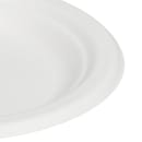 Fineline 6" Round Disposable Plate - Baggase, White (43RP06) thumbnail 2