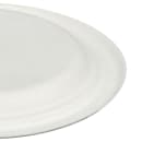 Fineline 7" Round Disposable Plate - Baggase, White (43RP07) thumbnail 6