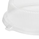 Fineline 10" Round Plate Dome - PETE Plastic, Clear (9210-L) thumbnail 2