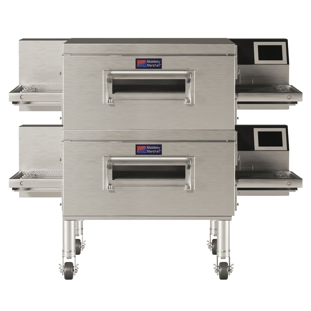 Middleby Marshall PS638G-2 65" Gas Double Impingement Conveyor Oven - Liquid Propane