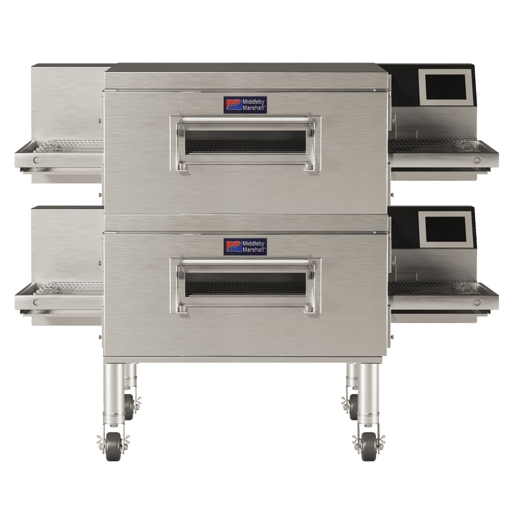 Middleby Marshall PS638G-2 65" Gas Double Impingement Conveyor Oven - Natural Gas
