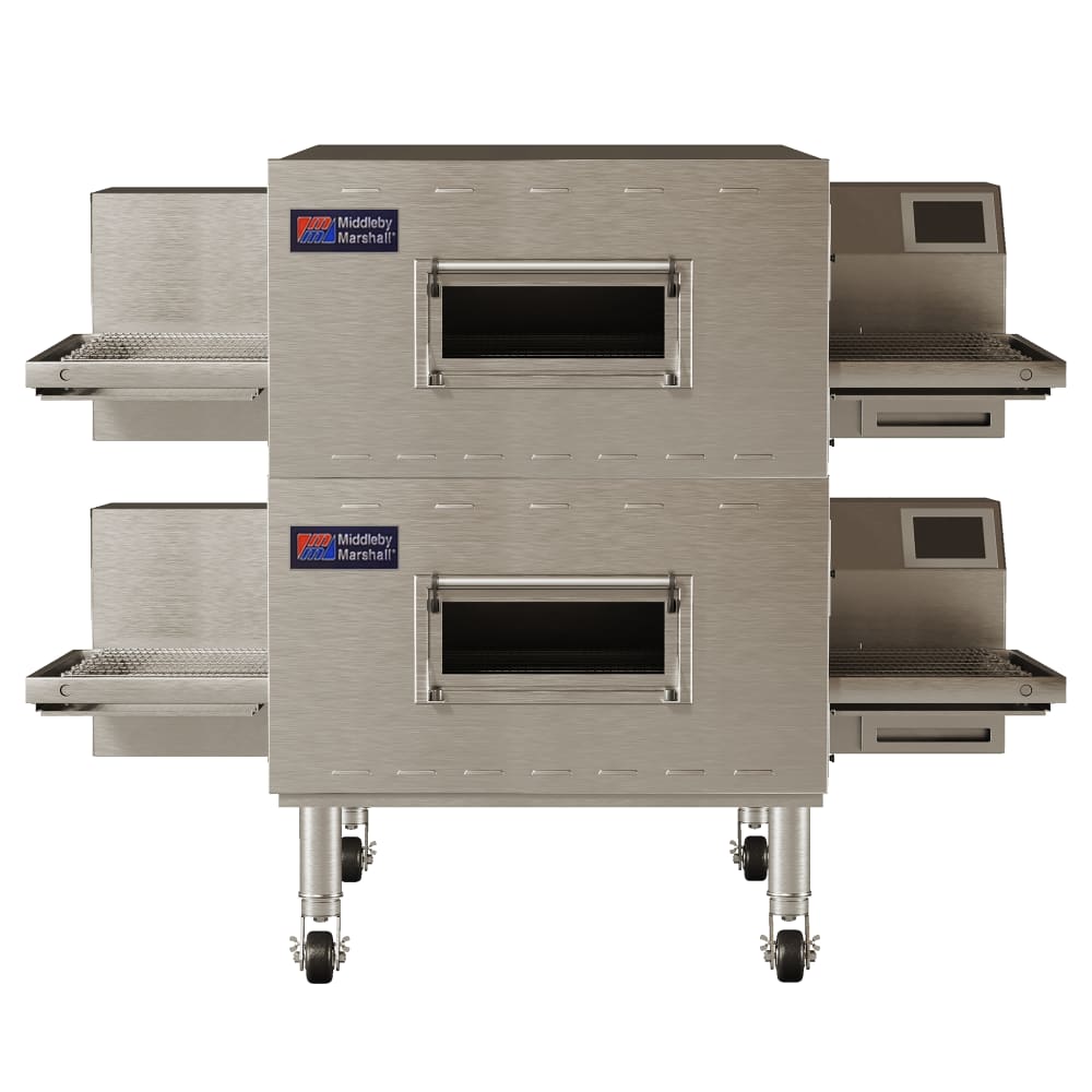 Middleby Marshall PS640E-2 77" Electric Double Impingement Conveyor Oven - 208v/3ph