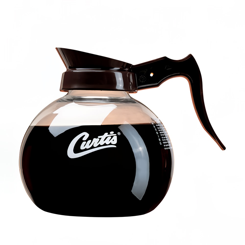 Curtis 70280000306 64 oz Regular Coffee Decanter w/ Black Plastic Handle