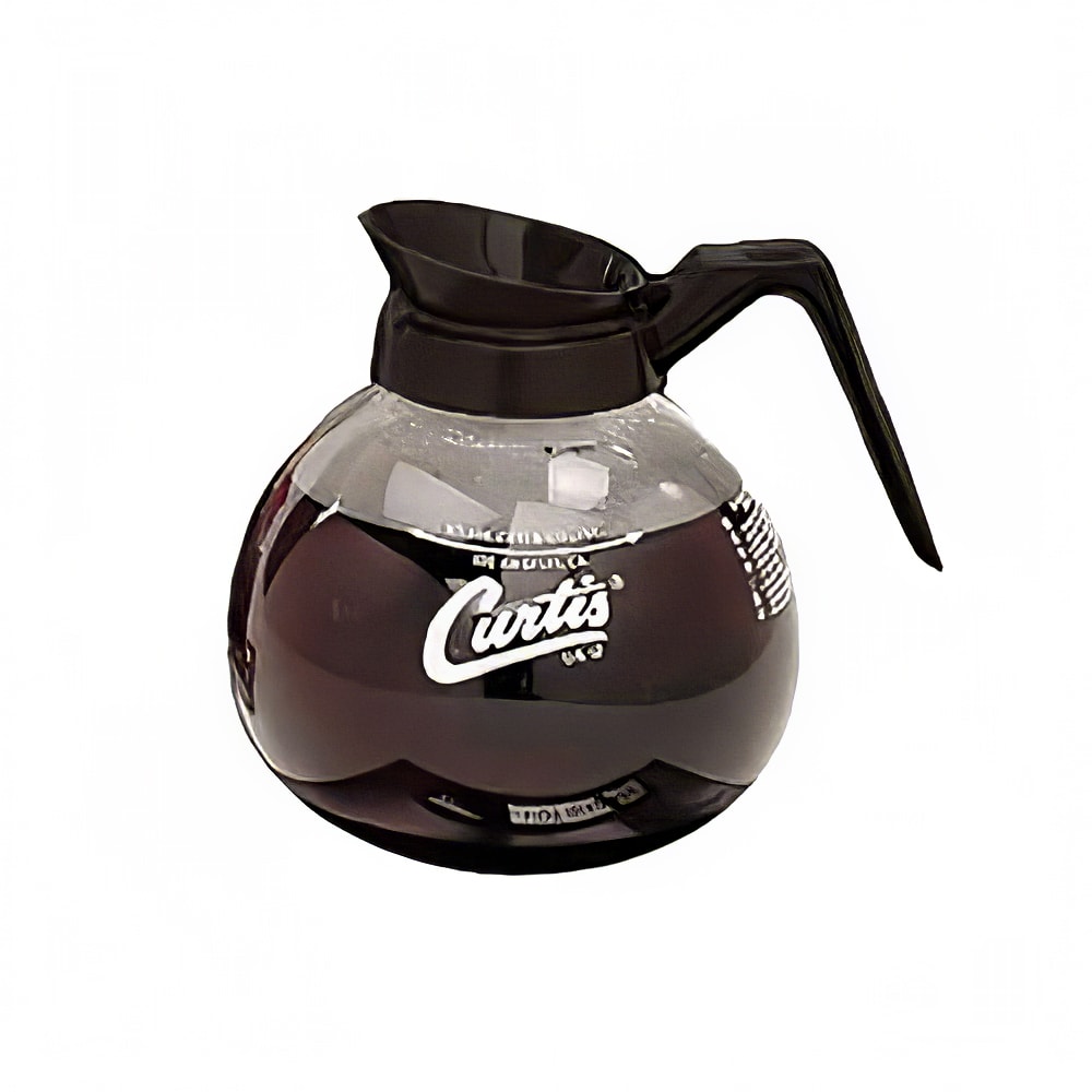 Curtis 70280100206 64 oz Regular Coffee Decanter w/ Brown Plastic Handle
