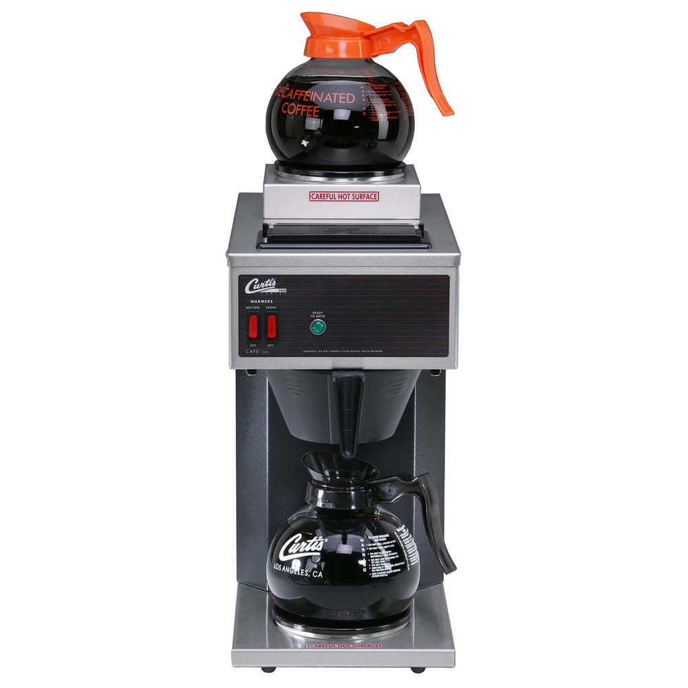 Curtis CAFE2DB10A000 Airpot PourOver Coffee Brewer w/ (1) Lower & (1) Upper Warmer, 1 9/10 L Capacity, Manual Fill, 120v