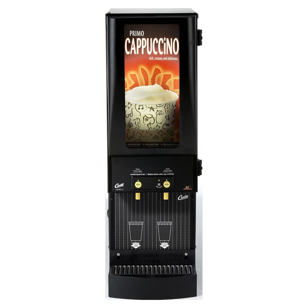 Curtis CAFEPC2CL10000 Cappuccino Machine w/ (1) 4 lb Hopper & (2) Dispenser, 120v