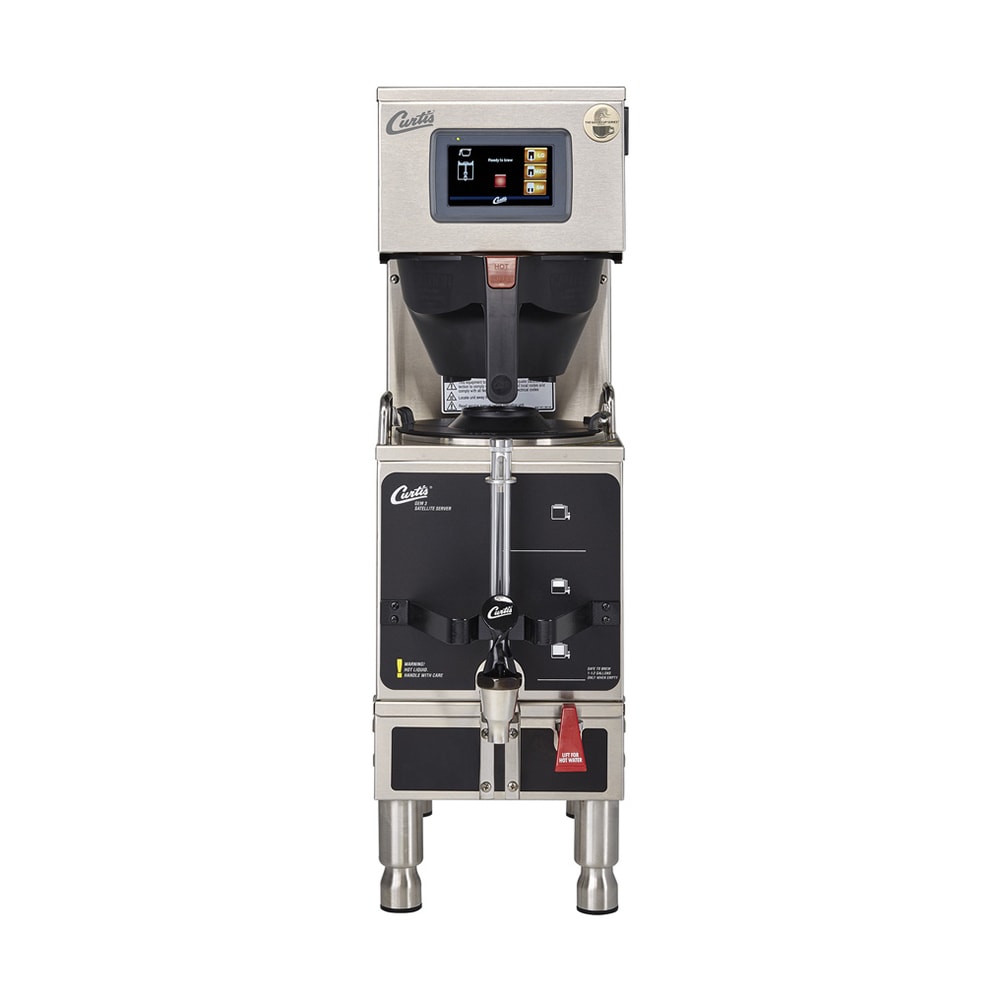 Curtis G4GEMS63A1000 Automatic Satellite Coffee Brewer w/ 1 1/2 gal Capacity & Dispenser, 110/220v