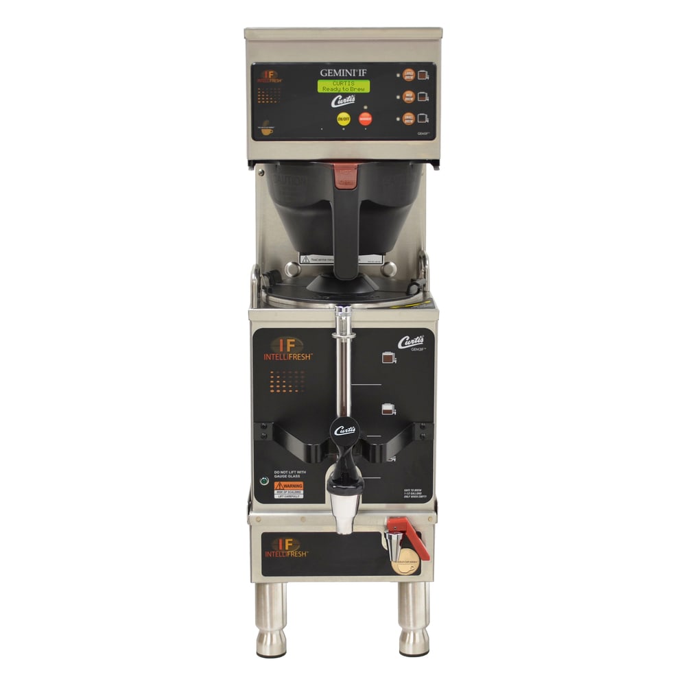Curtis GEMSIF63A1000 Automatic Coffee Brewer w/ (1) Lower Warmer & Hot Water Faucet, 120/220v