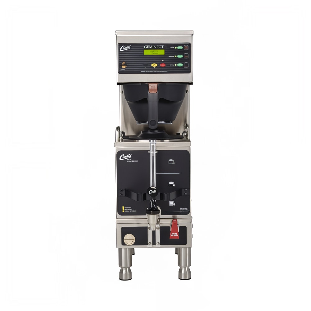 Curtis GEMSS10A1000 Automatic Coffee Brewer w/ (1) Lower Warmer & Hot Water Faucet, 220v/1ph
