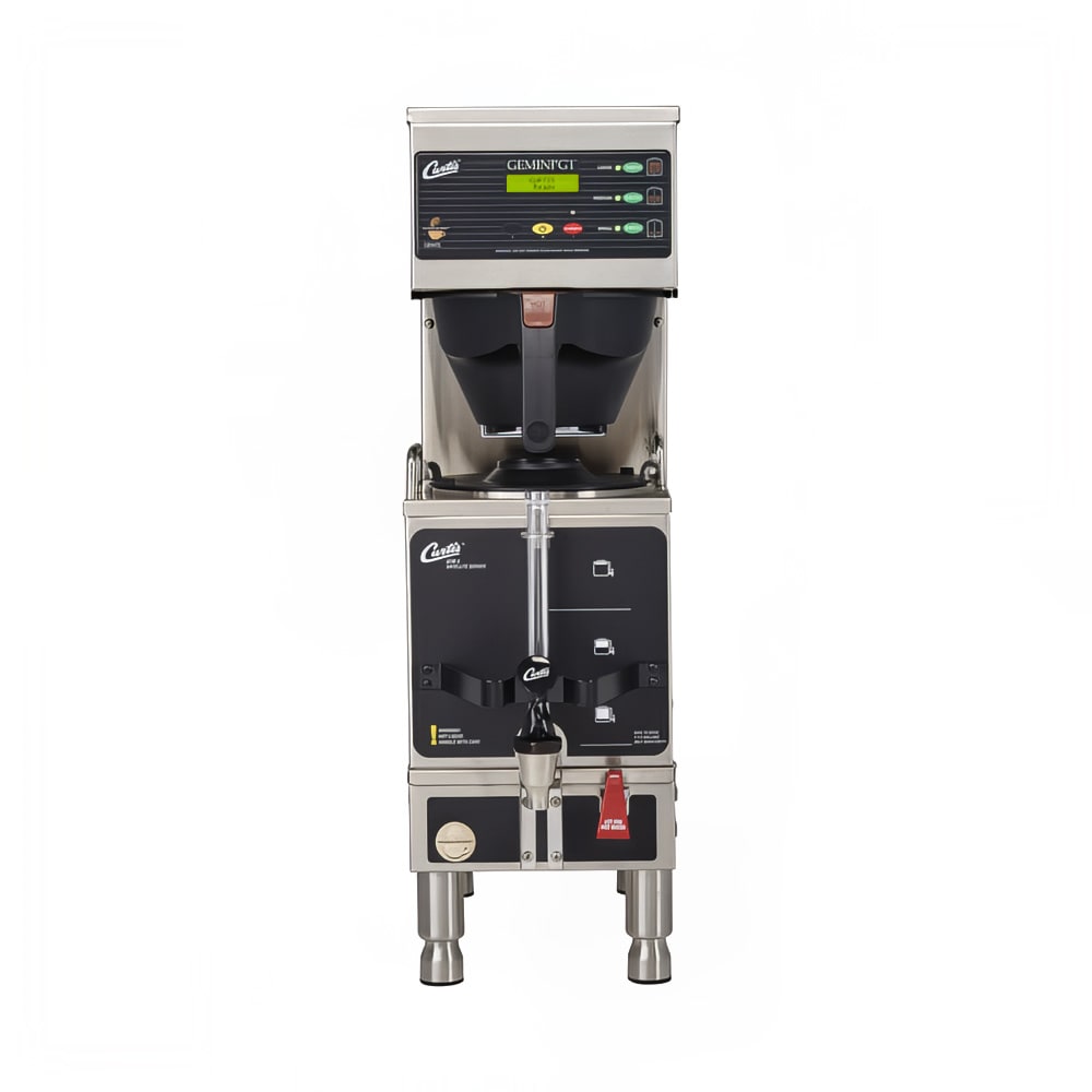 Curtis GEMSS63A1000 Automatic Coffee Brewer w/ (1) Lower Warmer & Hot Water Faucet, 120/220v