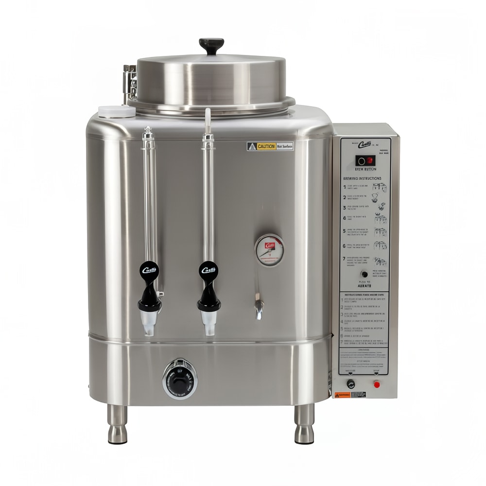 Curtis RU-225-20 6 gal Medium Volume Brewer Coffee Urn w/ 1 Tank, 220v