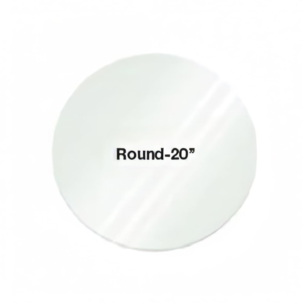 Eastern Tabletop 0820G 20" Round Riser Shelf - Glass, Clear