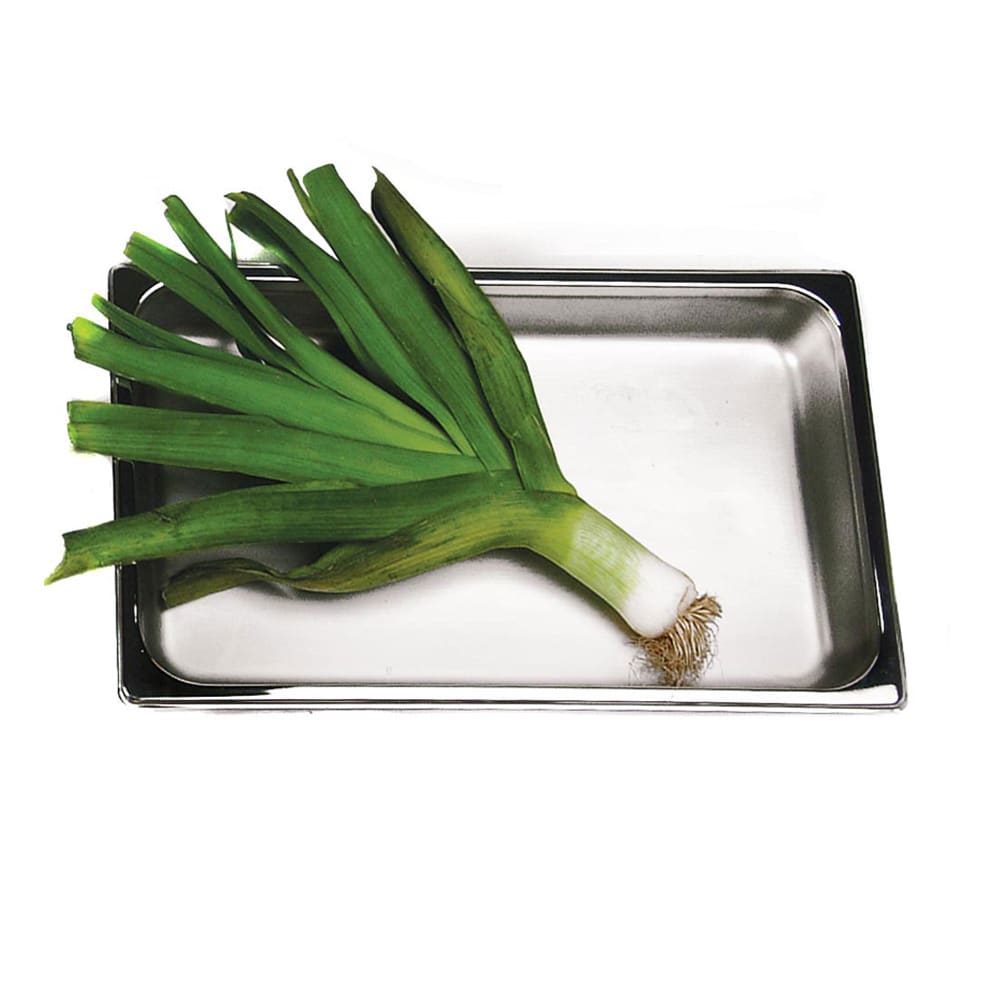 Eastern Tabletop 1408 8 qt Rectangular Chafer Food Pan, Stainless Steel