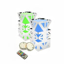 Eastern Tabletop 17410C 10" Round LED Light w/ Remote, Battery-Operated thumbnail 2