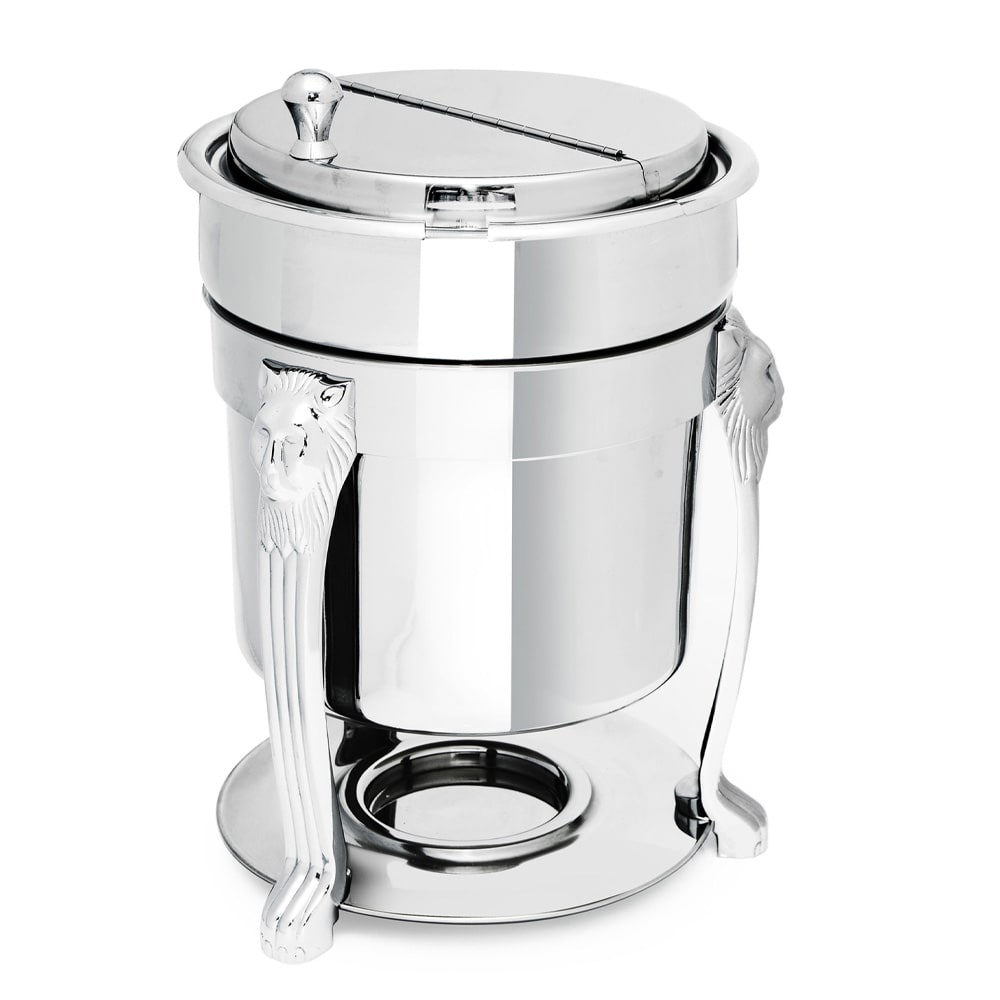 Eastern Tabletop 3107LH-SS 7 qt Marmite Soup Chafer w/ Hinged Lid, Stainless Steel