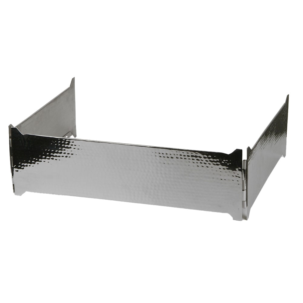 Eastern Tabletop 3261H Butane Stove Cover Up - Hammered Stainless Steel