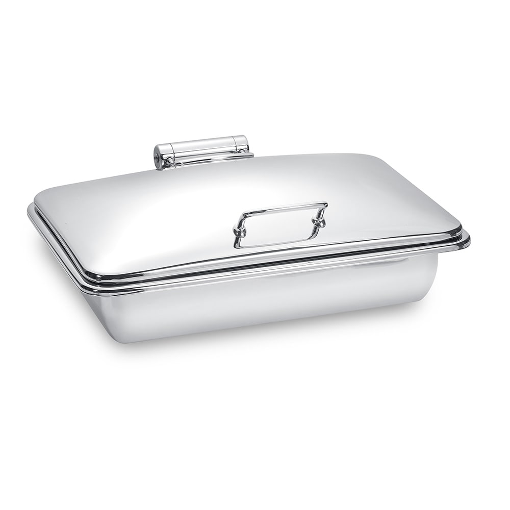 Eastern Tabletop 3915 8 qt Rectangular Chafing Dish w/ Hinged Lid, Stainless Steel