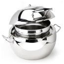 Eastern Tabletop 39311G 11 qt Round Induction Soup Chafer w/ Hinged Glass Lid, Stainless Steel thumbnail 2