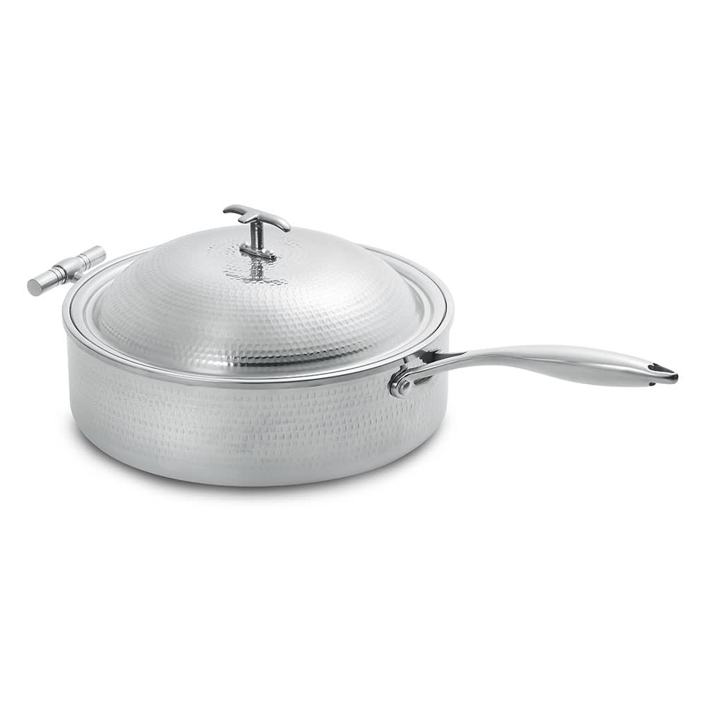 Eastern Tabletop 5914H 4 qt Round Induction Chafing Dish w/ Lift Off Lid, Stainless Steel