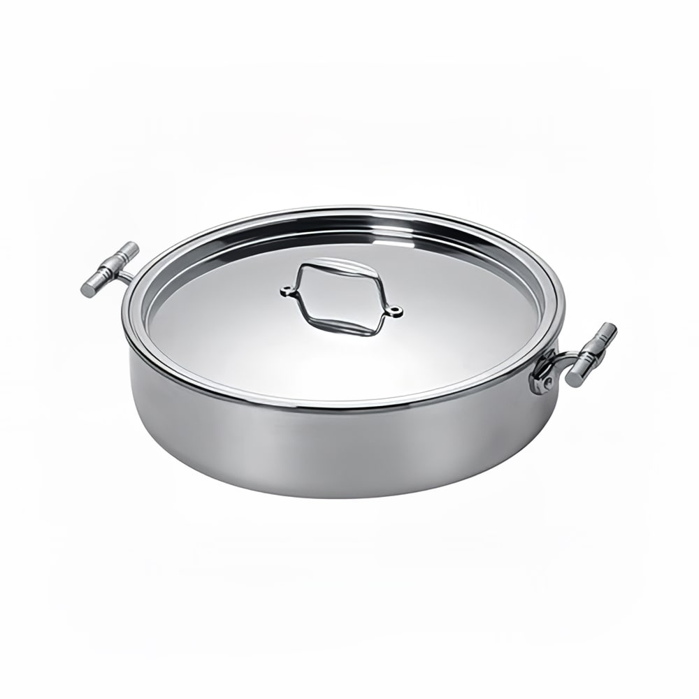 Eastern Tabletop 5924 4 qt Round Induction Chafing Dish w/ Lift Off Lid, Stainless Steel