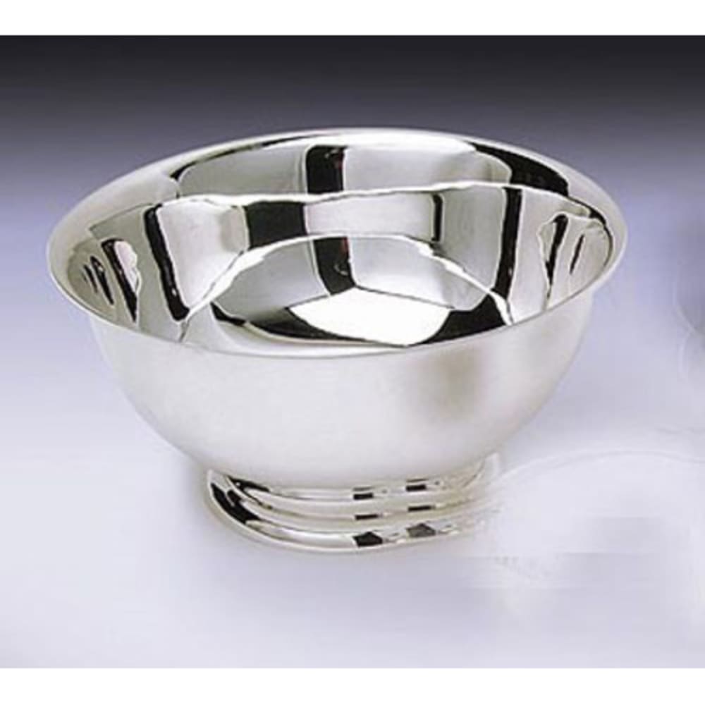 Eastern Tabletop 7004 4" Round Paul Revere Bowl w/ Pedestal Base, Stainless Steel