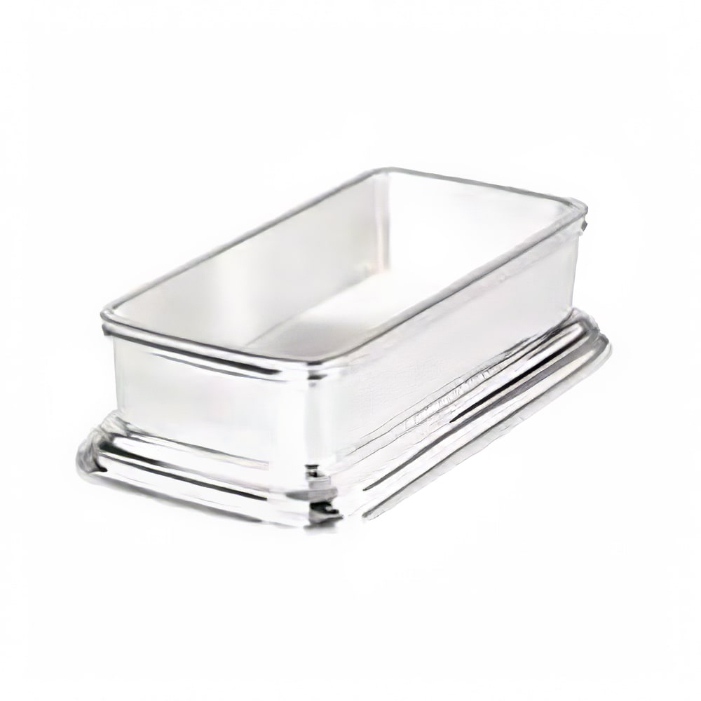 Eastern Tabletop 7352 Rectangular Sugar Caddy - Stainless Steel, Silver