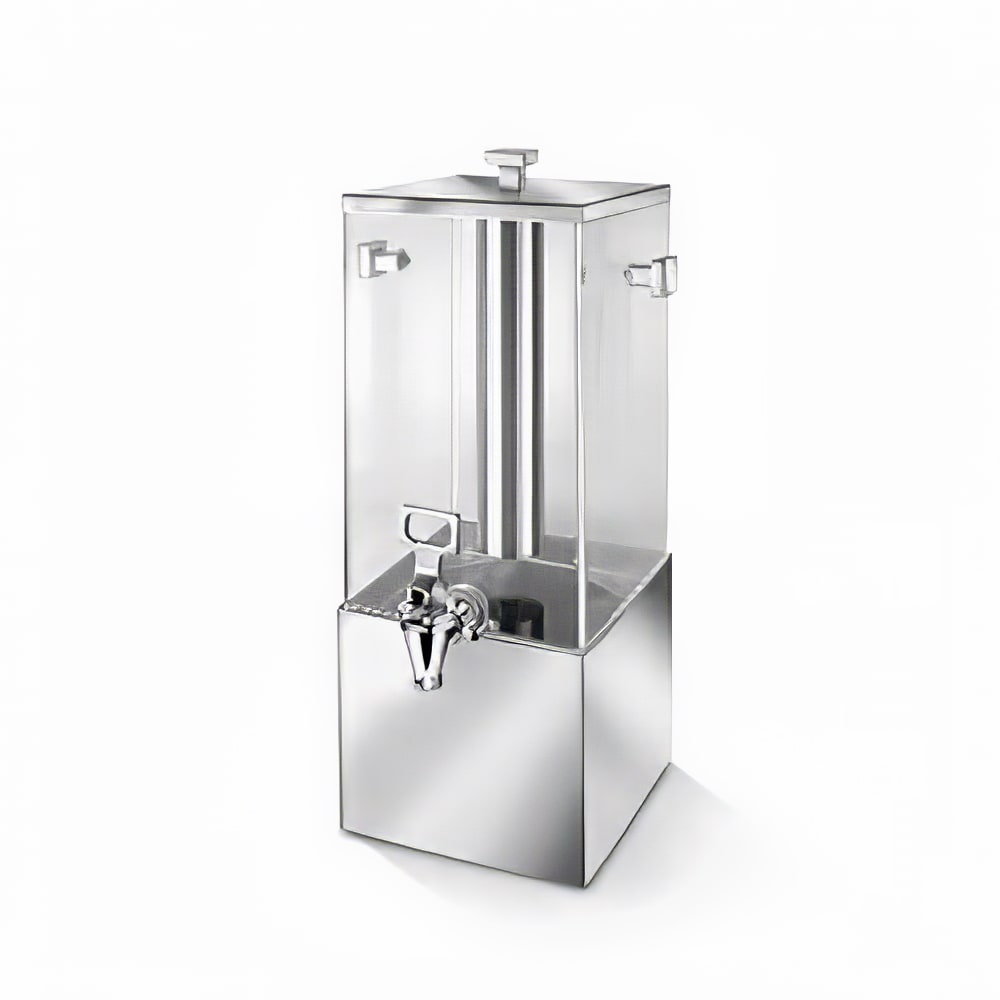 Eastern Tabletop 7503 2 gal Beverage Dispenser w/ Ice Chamber - Plastic Container, Stainless Base
