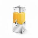 Eastern Tabletop 7503 2 gal Beverage Dispenser w/ Ice Chamber - Plastic Container, Stainless Base thumbnail 2