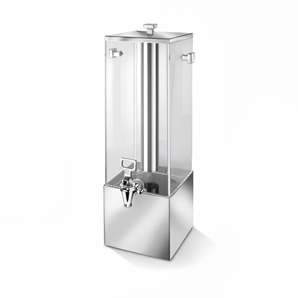Eastern Tabletop 7505 3 gal Beverage Dispenser w/ Ice Chamber - Plastic Container, Stainless Base