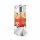 Eastern Tabletop 7505 3 gal Beverage Dispenser w/ Ice Chamber - Plastic Container, Stainless Base thumbnail 2